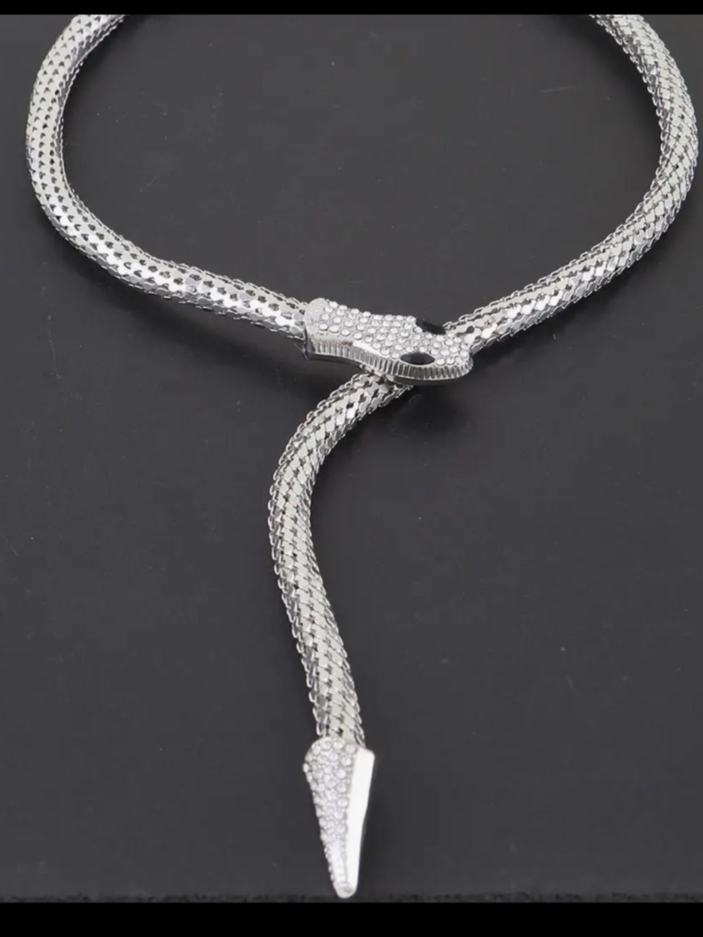 Snake Chain Lariat Necklace - Women Jewelry